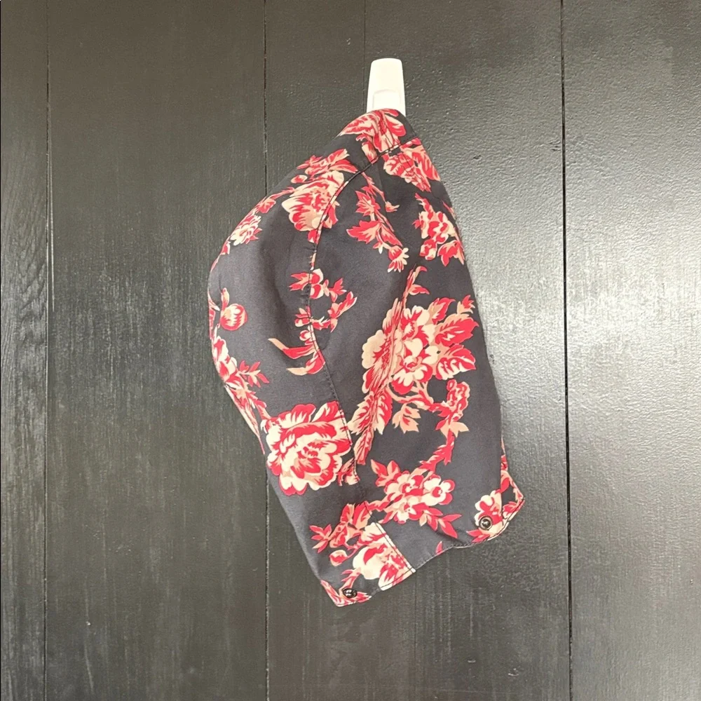 💕Boden Floral Weather Resistant Jacket. Removable Hood. Excellent Condition. M - Picture 9 of 16